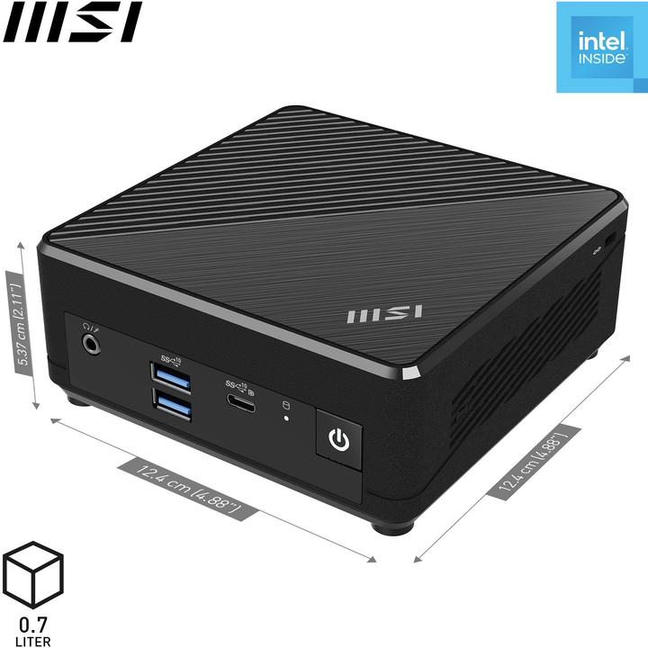Actual product image MSI Cubi N ADL-006DE (Intel N200, 4 GB, 128 GB, Intel UHD Graphics)