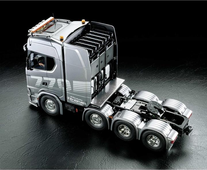 Image du produit Tamiya 1/14 RC Scania 8x4/4 Gun Metal (Kit)