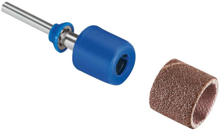 Actual product image Dremel EZ SpeedClic grinding mandrel and abrasive belt (60, 120)