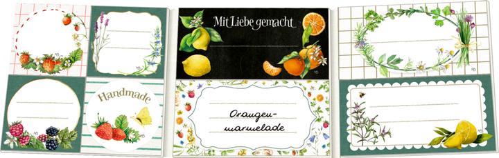 Image du produit Livret d'étiquettes - Étiquettes pour conserves (