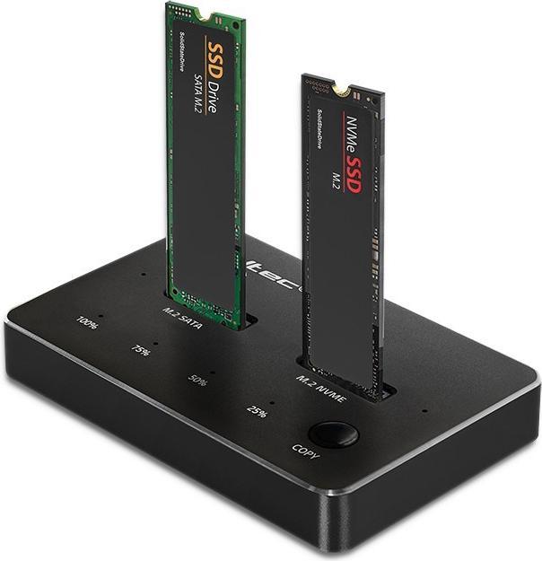 Actual product image Qoltec M.2 SSD drive docking station