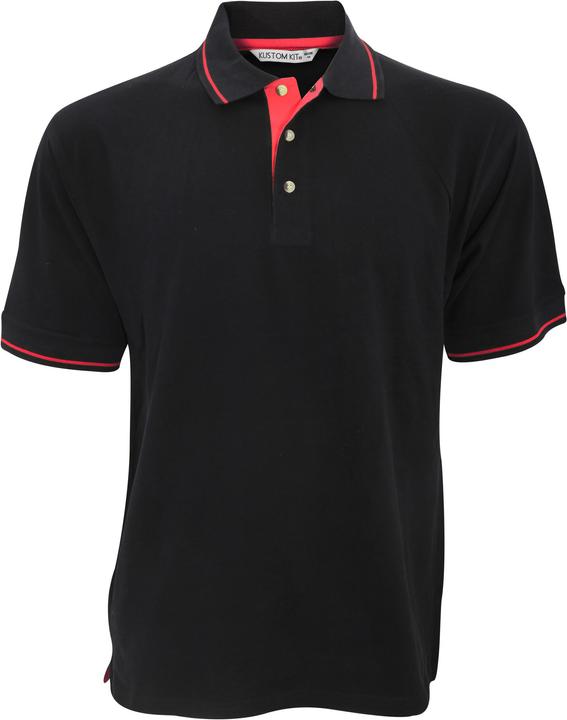 Black, Bright red