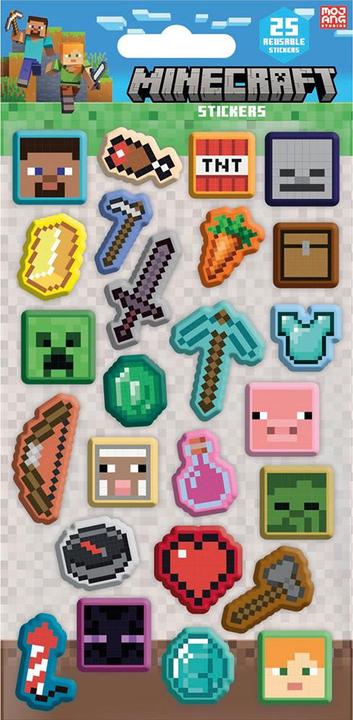 Actual product image Minecraft Paper Stickers (Pack of 25)