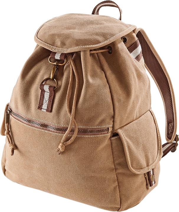 Quadral Vintage Segeltuch Rucksack 18 Liter (18 l)