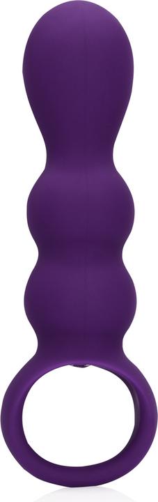 Shots Teardrop Shaped Anal Vibrator - Clear Purple