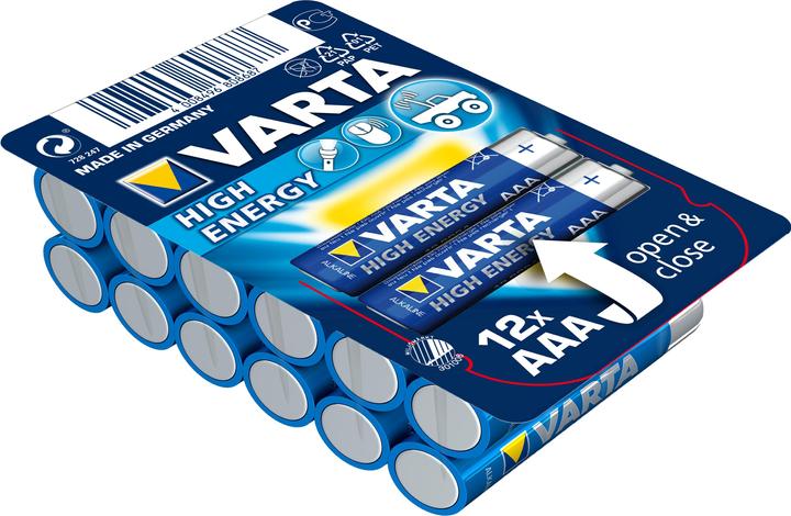 Actual product image Varta LONGLIFE Power Box (12 pcs., AAA, 1270 mAh)