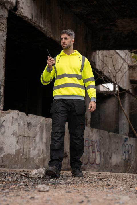 Immagine prodotto Korntex Felpa con cappuccio Hi-Vis (S)