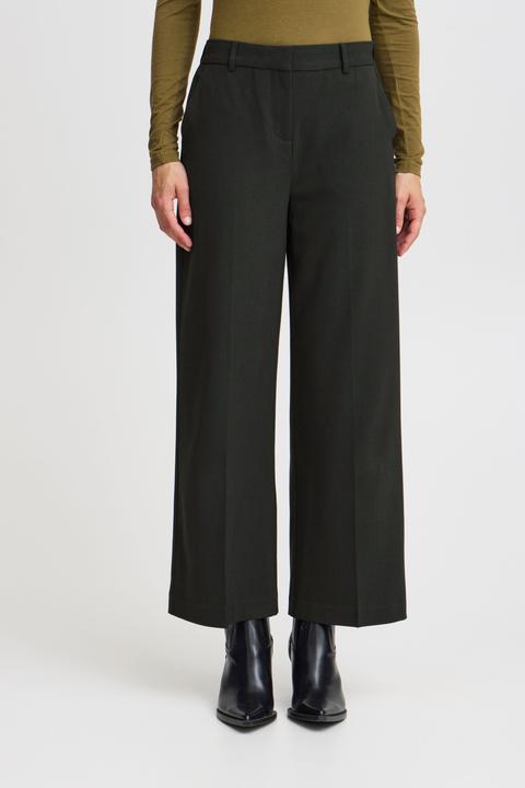 Actual product image B.young BYDANTA WIDE LEG PANTS 2 CROPPED 20815027 (40)