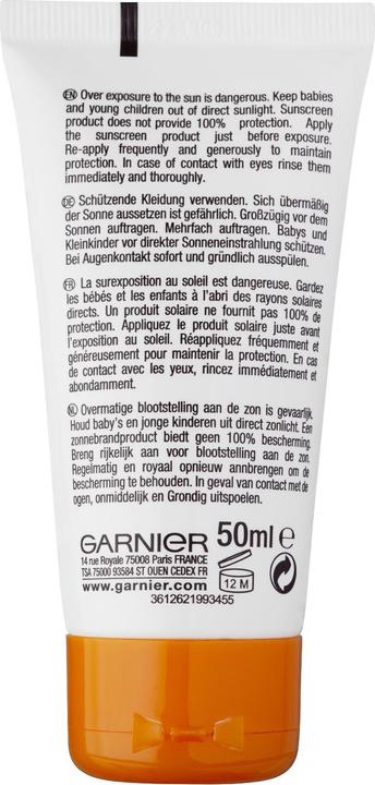 Immagine prodotto Garnier Ambre Solaire Sensitive expert+ Anti-Dryness Super UV (Crema solare, SPF 50+, 50 ml, 70 g)