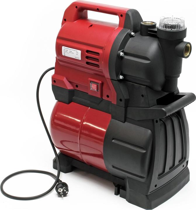 Produktbild Wiltec Hauswasserwerk 4500l/h 1300W 19l Membrankessel Druckschalter Gartenpumpe (Hauswasserpumpe)