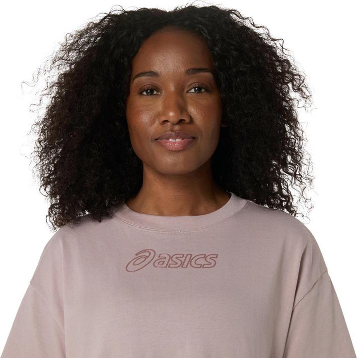 Actual product image ASICS Performance Logo T-Shirt Damen Fawn (XL)