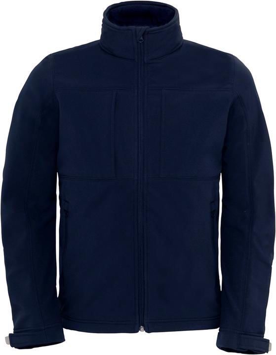 Produktbild B&C SoftshellJacke mit Kapuze FleeceInnenfutter atmungsaktiv wasserabweisend winddicht (3XL)