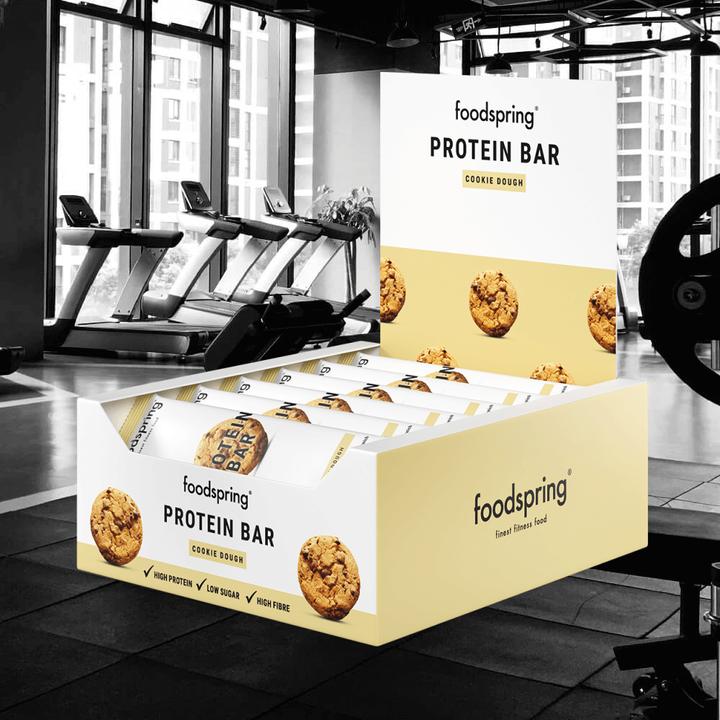 Actual product image Foodspring Protein Bar (Cookie Dough, 12 pcs., 720 g)