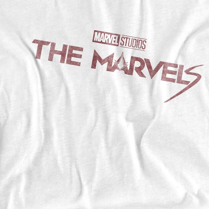 Immagine prodotto The Marvels Maglietta Logo Effetto Invecchiato Adulto Unisex (L)