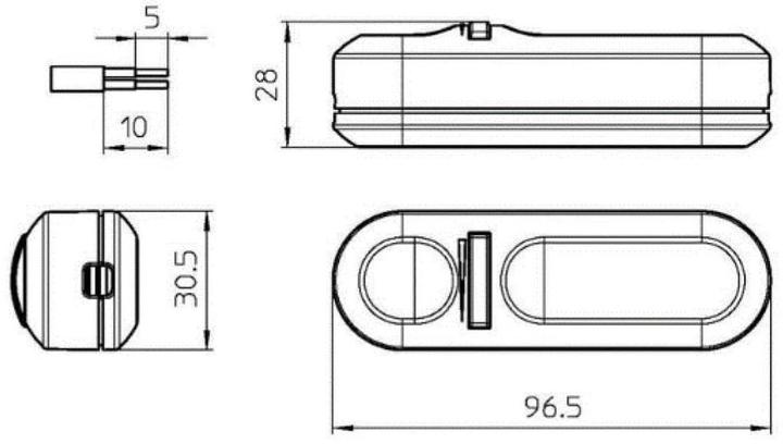 Produktbild Elbro Schnur-Dimmer Universal, 150 W Transparent