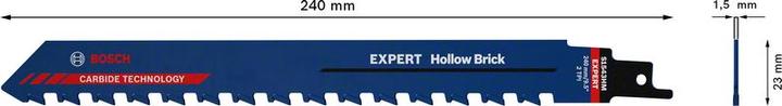 Immagine prodotto Bosch Professional Zubehör Lama per sega alternativa EXPERT 'Hollow Brick' S 1243 HM, 1 pezzo