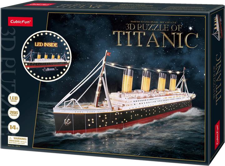 Image du produit Cubicfun Titanic LED (266 pièces)