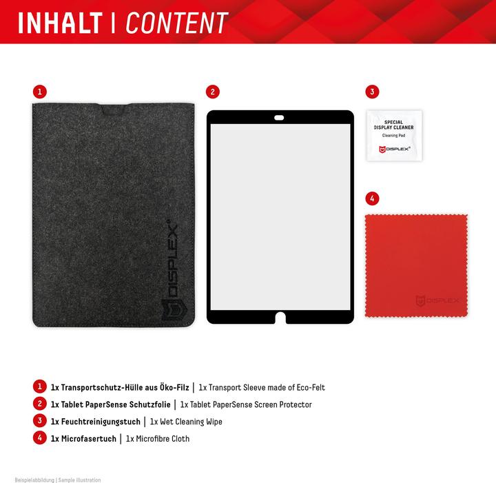 Produktbild Displex Tablet Papersense, iPad Paper Feeling Schutzfolie (1 Stück, iPad Air 2019 (3. Gen), IPad 10.2 (2019/2020/2021))