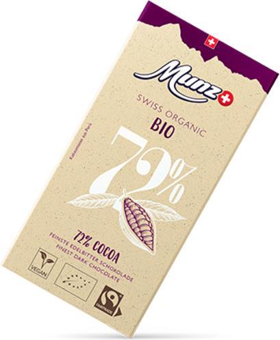 Produktbild Munz Organic 72% Cocoa (100 g)