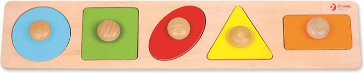 Classic World Puzzle de la géométrie (6 pièces)