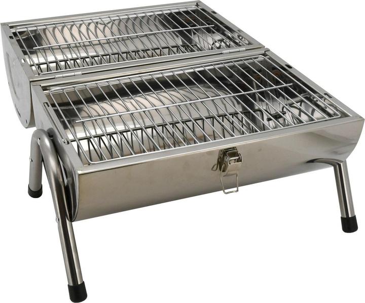 Actual product image Cattara Charcoal Grill DOUBLE 2x 38cm Travel