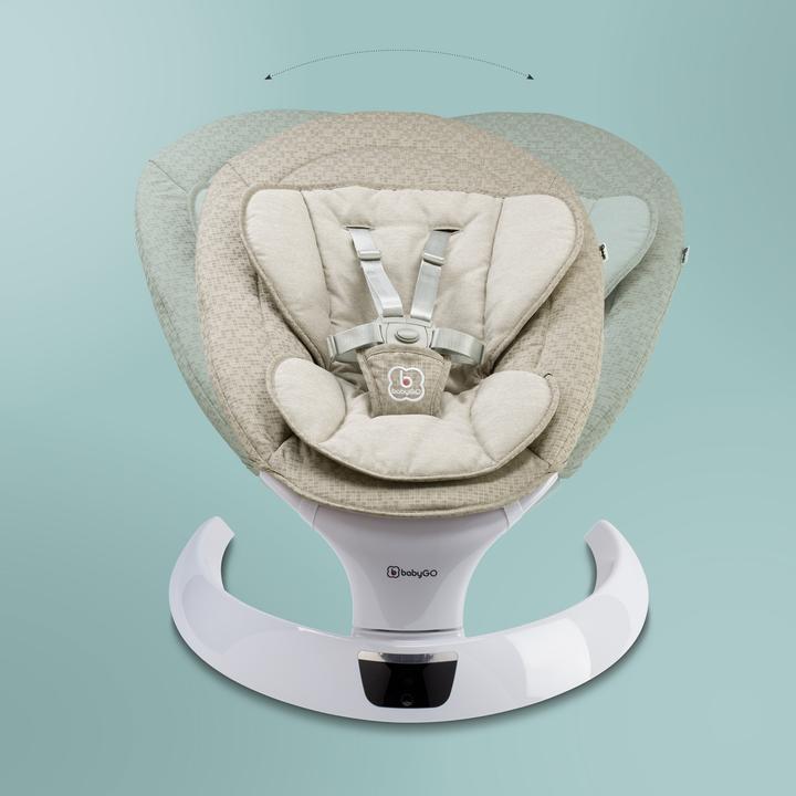 Actual product image BabyGo Swing beige
