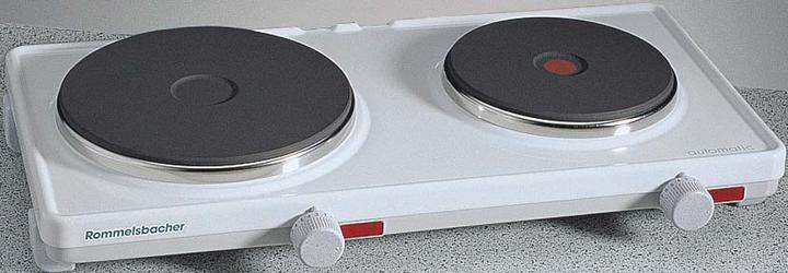 Image du produit Rommelsbacher Romm Plaque de cuisson double AK 3080 wh