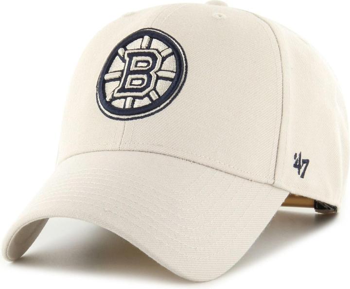 47 Brand Snapback Cap - NHL Boston Bruins Bone Beige (One Size)