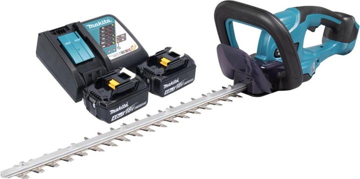 Productafbeelding Makita DUH 507 RM2 Akku Heckenschere 18 V 50 cm + 2x Akku 4,0 Ah + Ladegerät (Draadloze heggenschaar)
