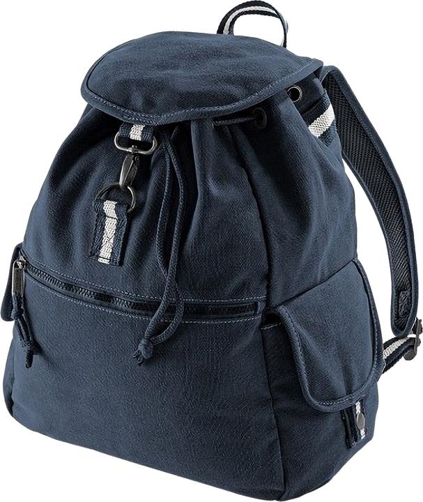 Quadral Vintage Segeltuch Rucksack 18 Liter (2 StückPackung) (18 l)