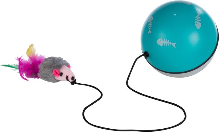 Produktbild Trixie Turbinio Ball mit Motor und Maus (Beschäftigungsspielzeug Katze)