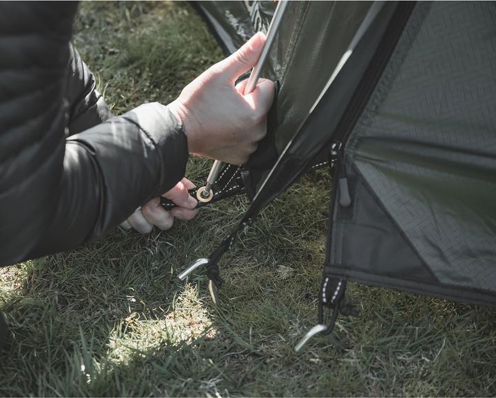 Produktbild Easy Camp Tunnelzelt Sarek 2 (dunkelgr?n/orange, Modell 2025) (Tunnelzelt, 2.20 kg, 2 Personen)