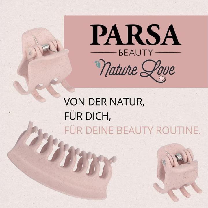 Produktbild Parsa Beauty PARSA Nature Love Haarklammer, rosa Klein, 6 Stk., aus Weizenstroh (6 Stk.)