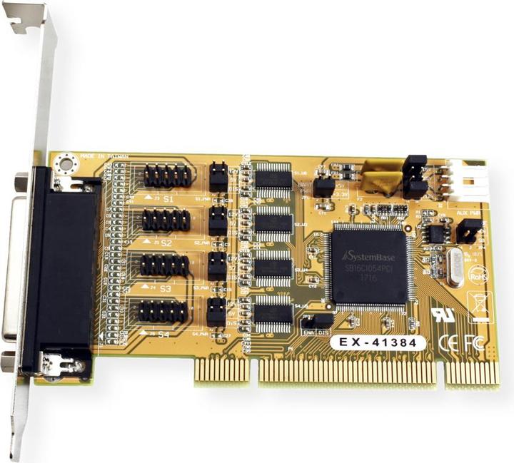 Actual product image Exsys EX-41384, 4xSerial RS232