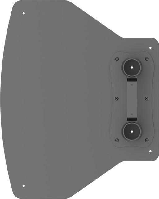 Actual product image Multibrackets Base plate fixed to floor stand, black, metal