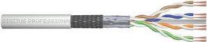 Productafbeelding Digitus CAT 6 SF-UTP Raw Patch Cable Lang 100 m Box AWG 26/7 LSZH Simplex Kleur Grijs (SF/UTP, CAT6, 100 m)