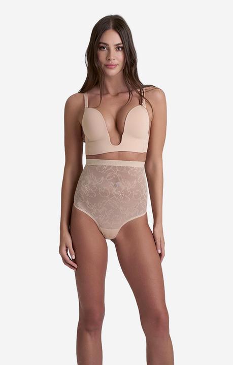 Immagine prodotto Bye Bra Shapingslip Lacy High Waist Shaping Thong (M, Confezione singola)