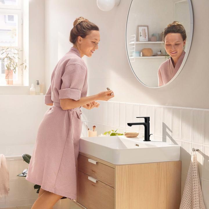 Produktbild hansgrohe HG Einhebel-Waschtischmischer Rebris S 110 CoolStart o AG mattschwarz