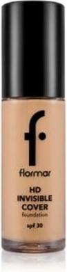 Actual product image Flormar Foundation HD Invisible Cover 090 Golden Neutral / 30 ml