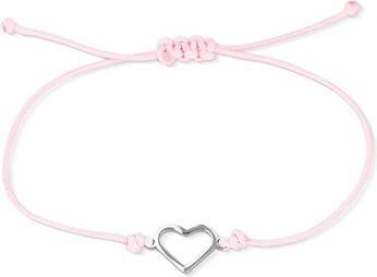 Vuch Romantic Kabbalah Bracelet with Heart Silver Siope