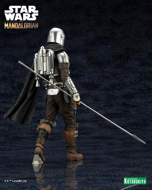 Actual product image Kotobukiya Star Wars The Mandalorian statuette PVC ARTFX 1/10 Mandalorian & Grogu with Beskar Staff 18 cm