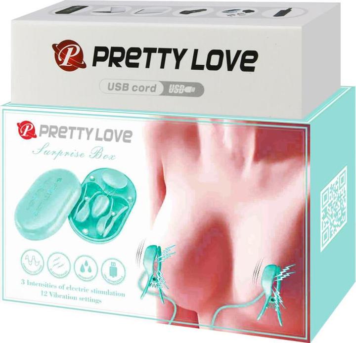 Actual product image Pretty Love Surprise Box Blue Electrostimulation Tweezers