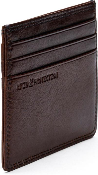 Actual product image Farmhood Memphis credit card holder RFID protection leather 10 cm