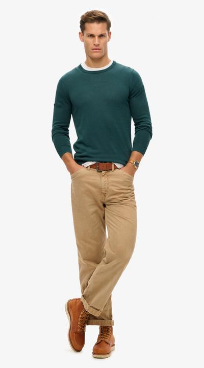 Immagine prodotto Superdry Leichtes Essentials Strick-Sweatshirt mit Rundhalsausschnitt (S)