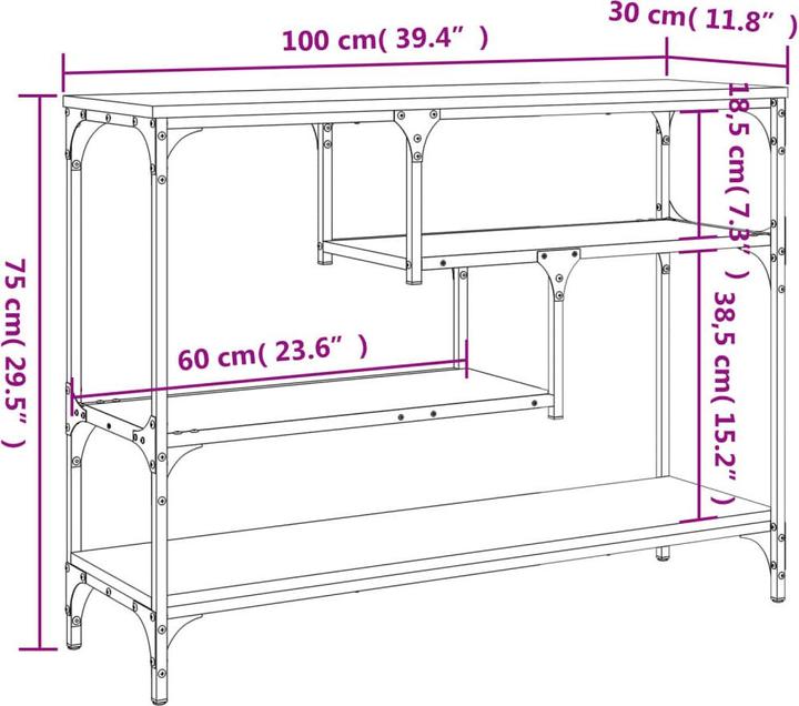 Produktbild VidaXL Jodokus (100 x 30 x 75 cm)