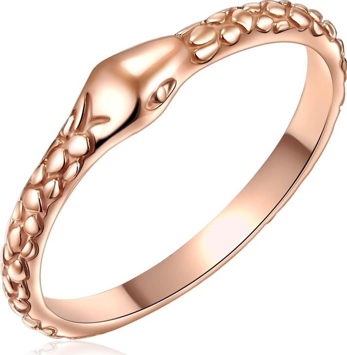 Immagine prodotto Glanzstücke München Testa di serpente da donna in argento sterling e oro rosa - 26575 (50, 925 Argento)
