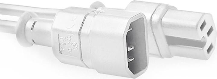 Immagine prodotto Cavo di alimentazione C14 - C15 bianco 2 m (2 m)