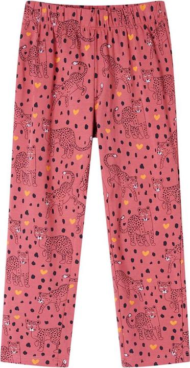Produktbild VidaXL Kinderpyjama mit Langen Ärmeln Altrosa 128,Material: 95 (128)