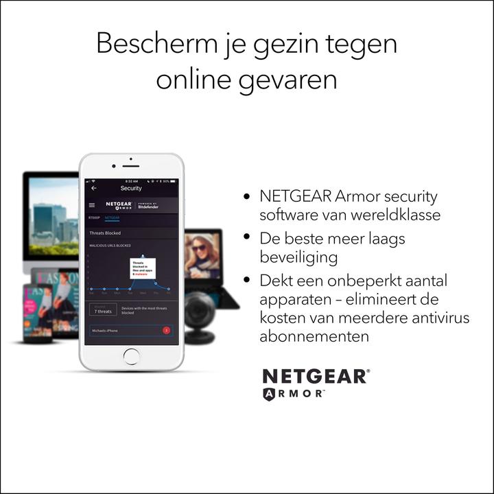 Actual product image Netgear RAX43 Nighthawk AX5 5-Stream AX4200