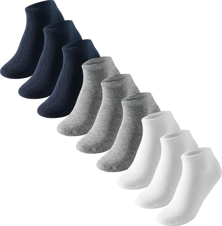 Schiesser 9 Pack Herrensneaker (9er Pack, 39 - 42)